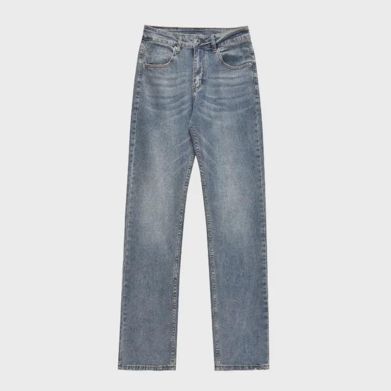 2024 светло-голубые мужские расклешенные джинсы с эффектом потертости — повседневный прямой крой S синий
2024 светло-голубые мужские расклешенные джинсы с эффектом потертости — повседневный прямой крой S синий