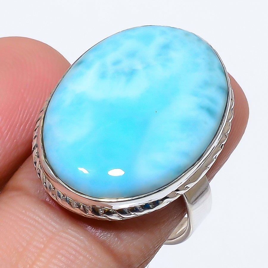 Кольцо из стерлингового серебра 925 пробы с драгоценным камнем Natural Republic Larimar S.9 v2L81
Кольцо из стерлингового серебра 925 пробы с драгоценным камнем Natural Republic Larimar S.9 v2L81
