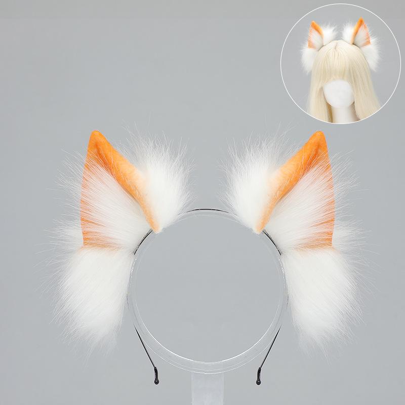 Plush simulation wolf ear headband handmade Japanese Lolita wolf ear kc comic show fox wolf beast ear cos props one size
Plush simulation wolf ear headband handmade Japanese Lolita wolf ear kc comic show fox wolf beast ear cos props one size