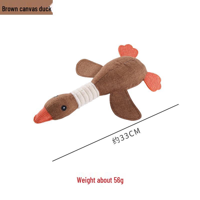 Canvas Duck Plush Toy: Bite-Resistant Teething & Interactive Play for Dogs. коричневый
Canvas Duck Plush Toy: Bite-Resistant Teething & Interactive Play for Dogs. коричневый
