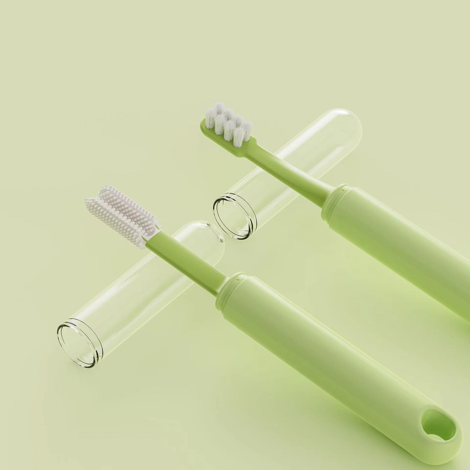 New Pet Double-Headed Toothbrush Soft Silicone Brush Head for Dogs Cats Oral Care one size зелений
New Pet Double-Headed Toothbrush Soft Silicone Brush Head for Dogs Cats Oral Care one size зелений