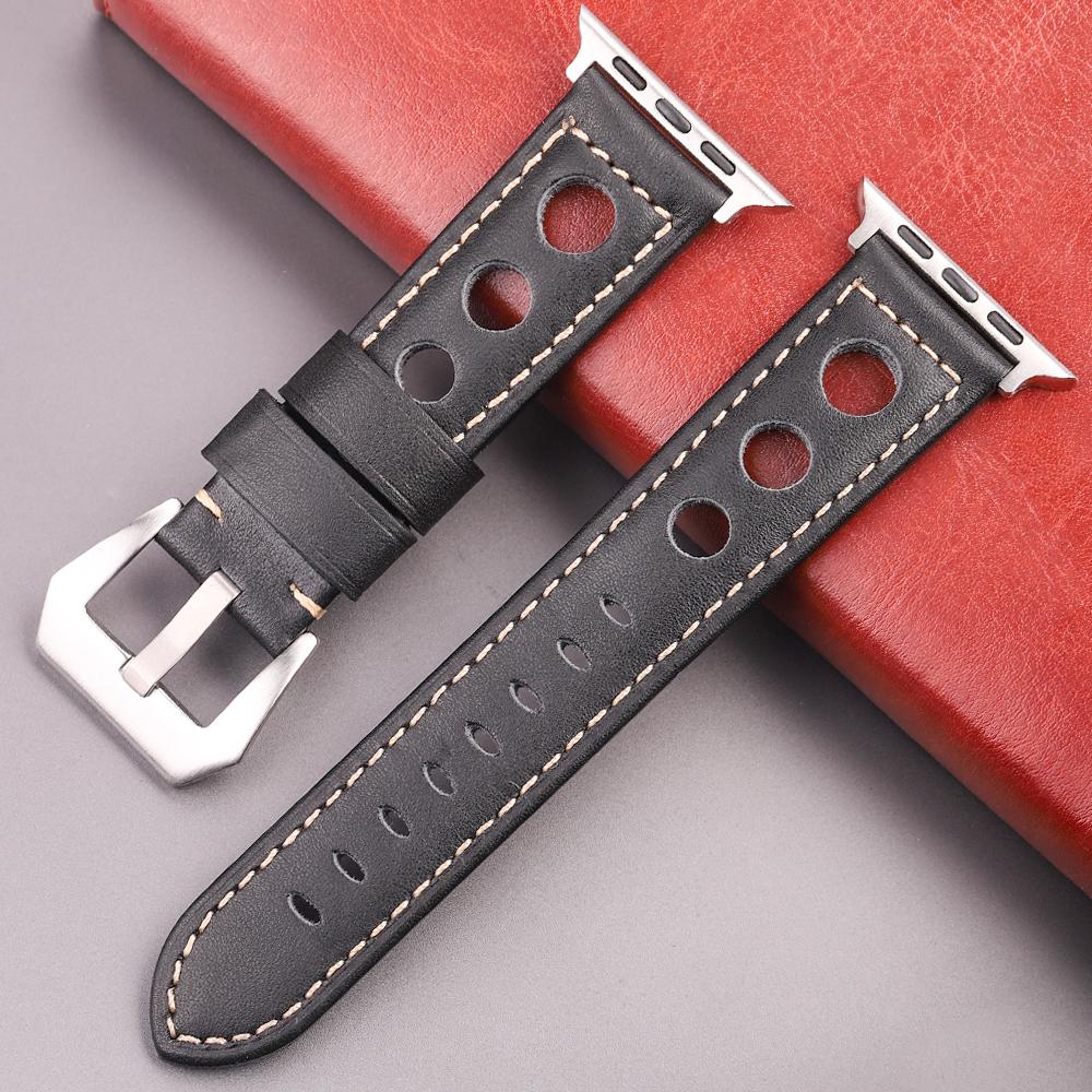 Genuine Leather Strap For Apple Watch Band Cowhide Bracelet 49mm 44mm 45mm 41mm 40mm 42mm 38mm Series Se Ultra Watchband 42mm 44mm 45mm 49mm
Genuine Leather Strap For Apple Watch Band Cowhide Bracelet 49mm 44mm 45mm 41mm 40mm 42mm 38mm Series Se Ultra Watchband 42mm 44mm 45mm 49mm
