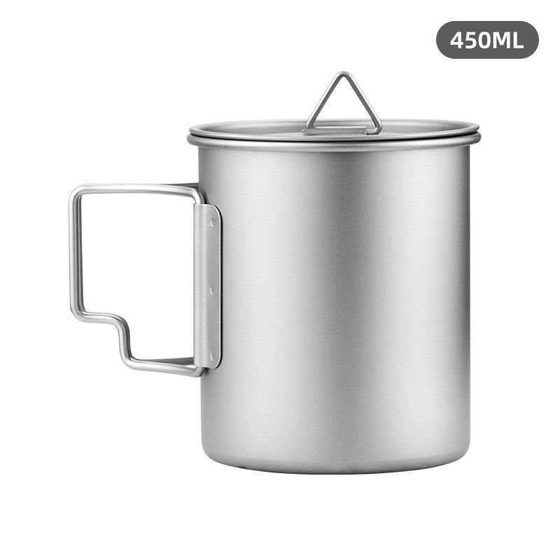 Outdoor Titanium Lightweight Portable Tea Coffee Cup Folding Handle Camping Water Mug for Hiking Travelling
Outdoor Titanium Lightweight Portable Tea Coffee Cup Folding Handle Camping Water Mug for Hiking Travelling
