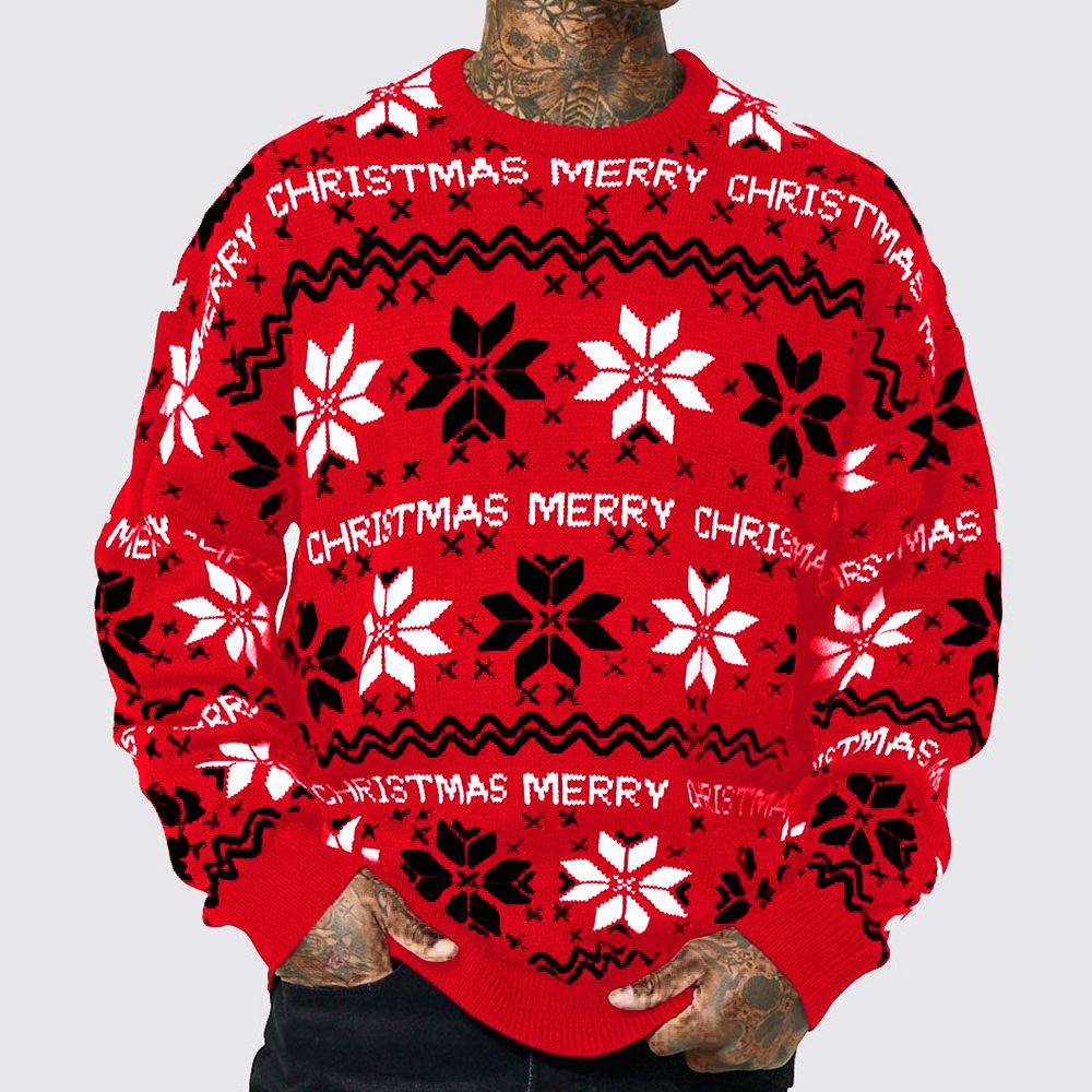 Men s Crew Neck Pullover Sweaters Loose Fit Long Sleeve Knit Cozy Christmas Jumpers Sweater Ugly Knitted Xmas Sweaters Casual Snowflake Knitwear Men XL красный
Men s Crew Neck Pullover Sweaters Loose Fit Long Sleeve Knit Cozy Christmas Jumpers Sweater Ugly Knitted Xmas Sweaters Casual Snowflake Knitwear Men XL красный