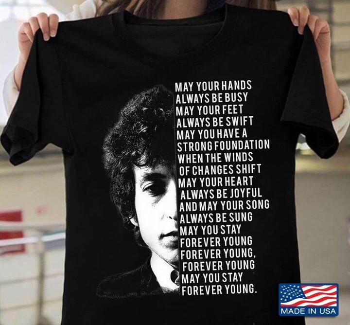 Bob Dylan Forever Young May Your Hands Always Be Busy Black Men All size ND229 Unisex T-Shirt XXL
Bob Dylan Forever Young May Your Hands Always Be Busy Black Men All size ND229 Unisex T-Shirt XXL