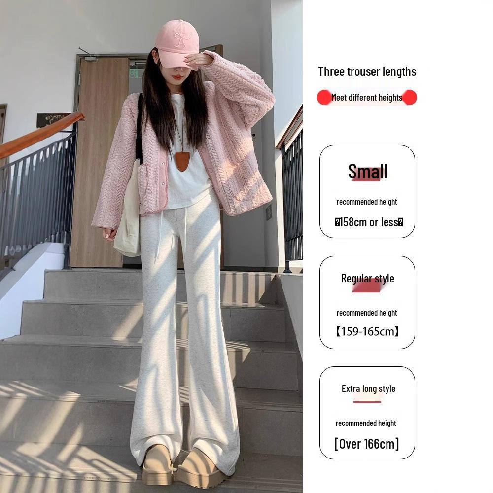New Women s High-Waisted Drawstring Flare Pants - Slimming, 145cm, Ideal for Spring and Autumn XL (121-130 kg)
New Women s High-Waisted Drawstring Flare Pants - Slimming, 145cm, Ideal for Spring and Autumn XL (121-130 kg)