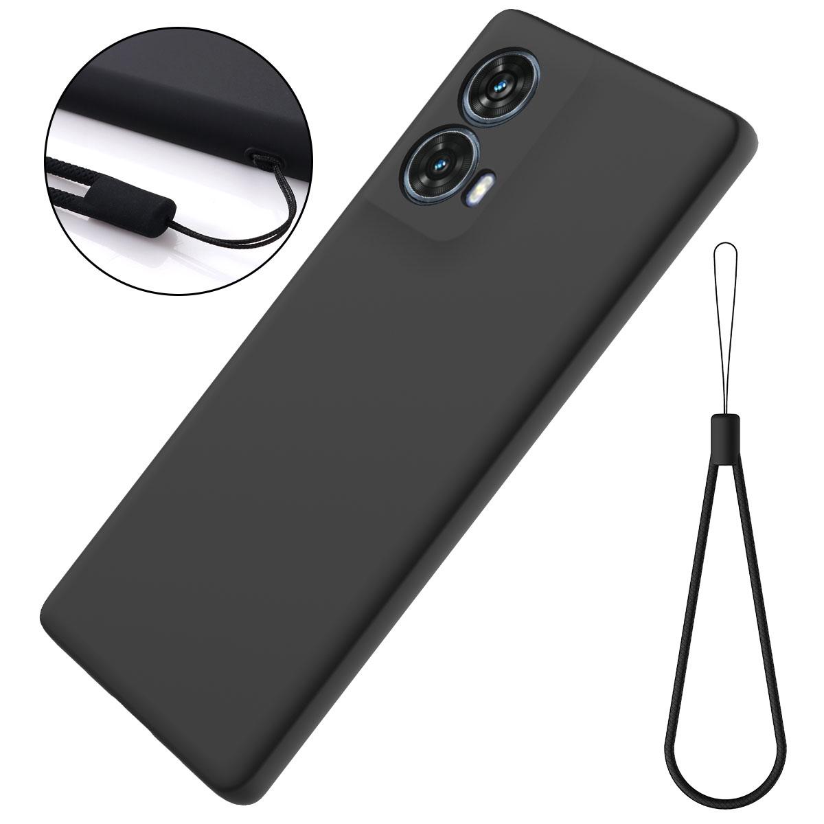 For Motorola Moto G85 5G/S50 Neo 5G Case with Wrist Strap Liquid Silicone Phone Cover Black
For Motorola Moto G85 5G/S50 Neo 5G Case with Wrist Strap Liquid Silicone Phone Cover Black