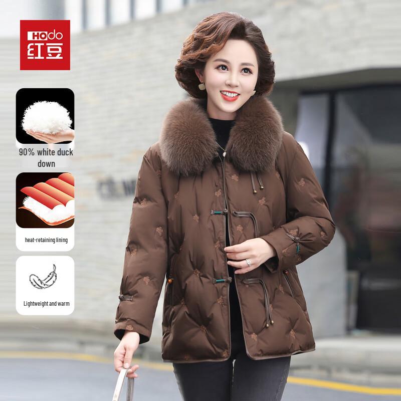 Hodo Женский Зимний Пуховик Короткий в Новом Китайском Стиле с Большим Меховым Воротником L (under 95 jin)
Hodo Женский Зимний Пуховик Короткий в Новом Китайском Стиле с Большим Меховым Воротником L (under 95 jin)