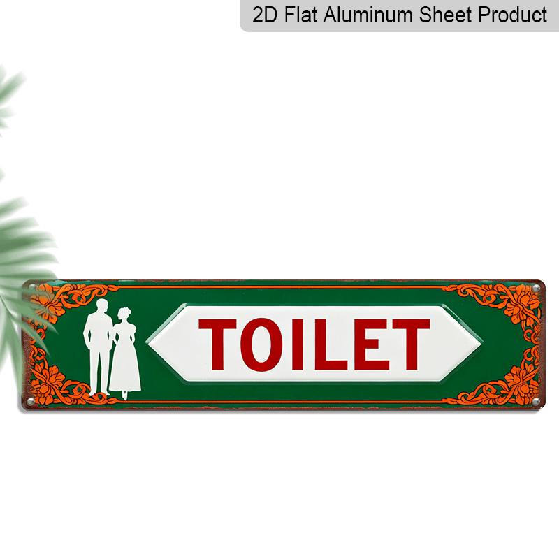 2D FLAT, 1pc Retro Metal Sign, Bathroom Use, Wall-mounted Aluminum Decorative Sign, 3.9x15.7 Inches, Classic Design with Male and Female Silhouettes 40cm x 10cm
2D FLAT, 1pc Retro Metal Sign, Bathroom Use, Wall-mounted Aluminum Decorative Sign, 3.9x15.7 Inches, Classic Design with Male and Female Silhouettes 40cm x 10cm