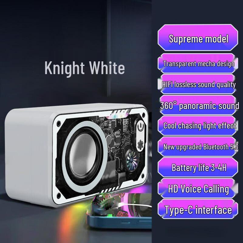V1 Portable Mini Bluetooth Speaker with High-Quality Sound and Large Volume for Outdoor Use 9D Deep Bass + Colorful Lights + AI
V1 Portable Mini Bluetooth Speaker with High-Quality Sound and Large Volume for Outdoor Use 9D Deep Bass + Colorful Lights + AI