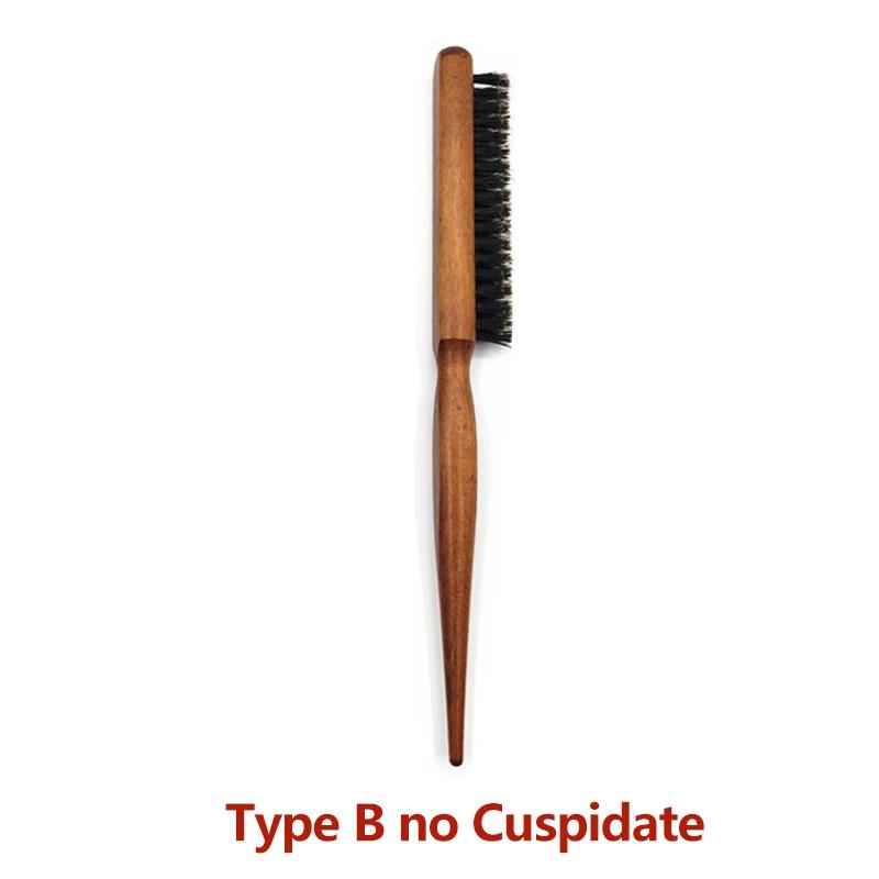 BEPAN Wooden Handle Hair Comb Hairs Fluffy Three Rows Boar Bristle Combs Hairdressing Back Teasing Brushes Hairdressing Styling Tools
BEPAN Wooden Handle Hair Comb Hairs Fluffy Three Rows Boar Bristle Combs Hairdressing Back Teasing Brushes Hairdressing Styling Tools
