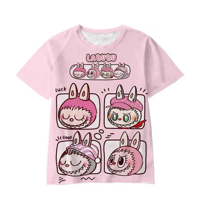 Summer LABUBU Pattern Children s T-shirt Cartoon Labubu Cute Print Girl Round Neck Short Sleeved Casual Children s Top 110
Summer LABUBU Pattern Children s T-shirt Cartoon Labubu Cute Print Girl Round Neck Short Sleeved Casual Children s Top 110