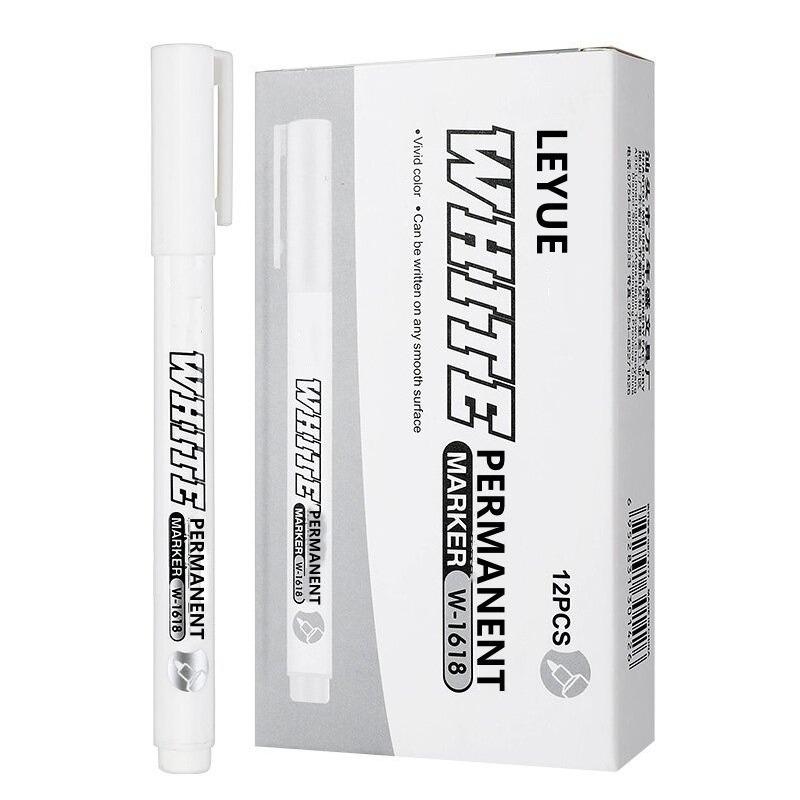 12pcs White Paint Waterproof Marking Pen, Suitable For DIY Graffiti, Wood, Glass, Painting, Faux Leather And Ledger Marking Pens
12pcs White Paint Waterproof Marking Pen, Suitable For DIY Graffiti, Wood, Glass, Painting, Faux Leather And Ledger Marking Pens