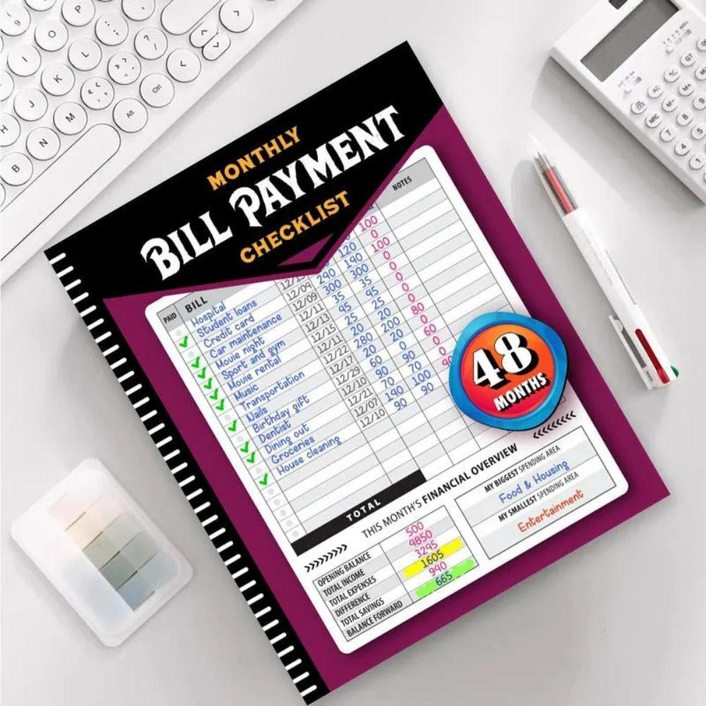 Efficient Life Planner Bill Tracker Notebook Personal Budgeting Financial Payment Checklist
Efficient Life Planner Bill Tracker Notebook Personal Budgeting Financial Payment Checklist