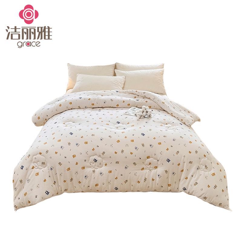 Jieliya Зимнее одеяло из чистого хлопка с маленьким медведем
Jieliya Зимнее одеяло из чистого хлопка с маленьким медведем