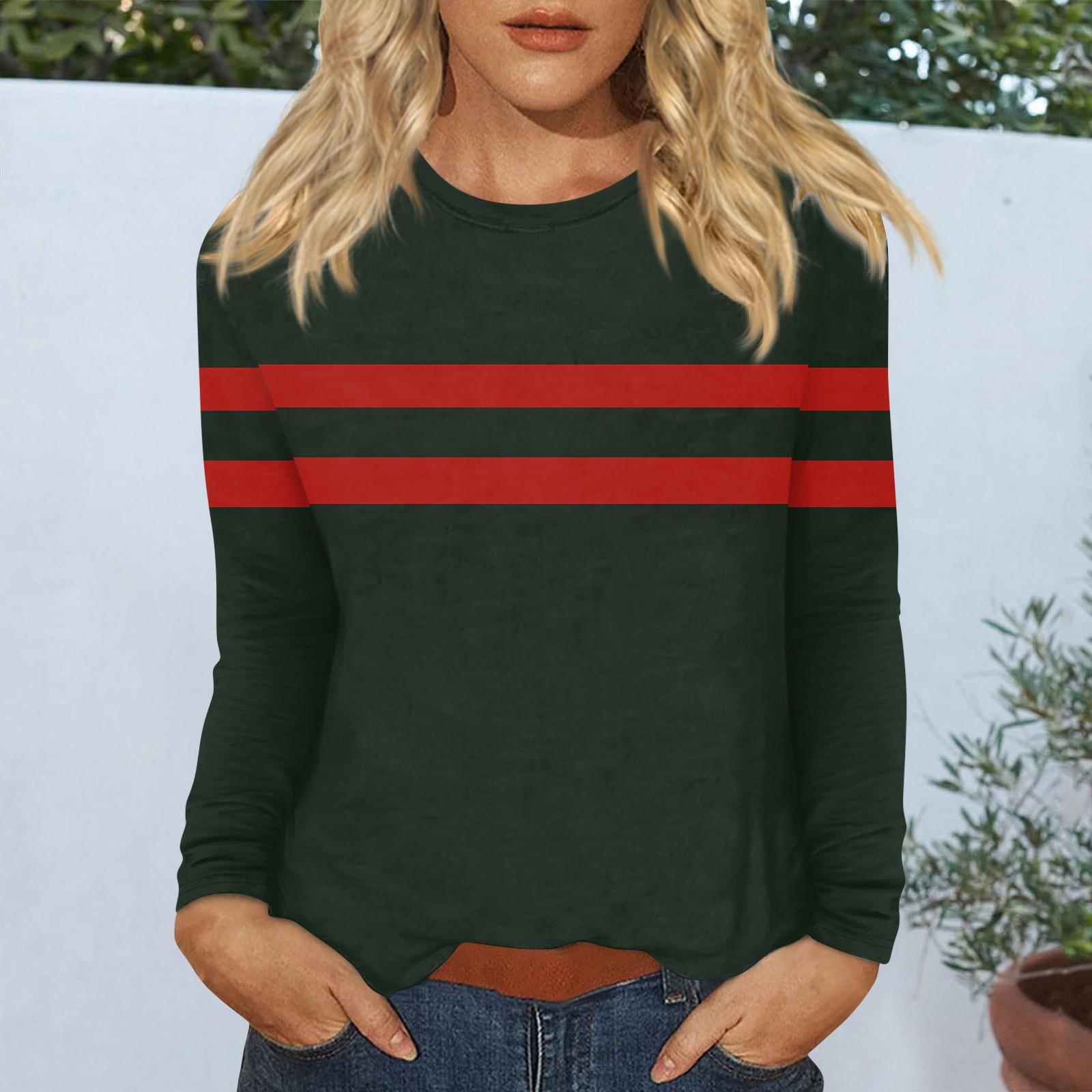 Женский повседневный топ с длинными рукавами и круглым вырезом с цветочным принтом L
Женский повседневный топ с длинными рукавами и круглым вырезом с цветочным принтом L