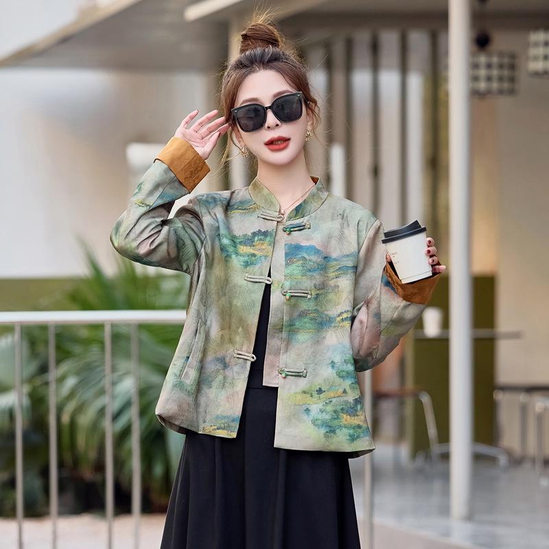 Spring 2025 Chic Versatile Chinese-Style Frog Button Stand Collar Coat - N6183 M (90-110 jin)
Spring 2025 Chic Versatile Chinese-Style Frog Button Stand Collar Coat - N6183 M (90-110 jin)
