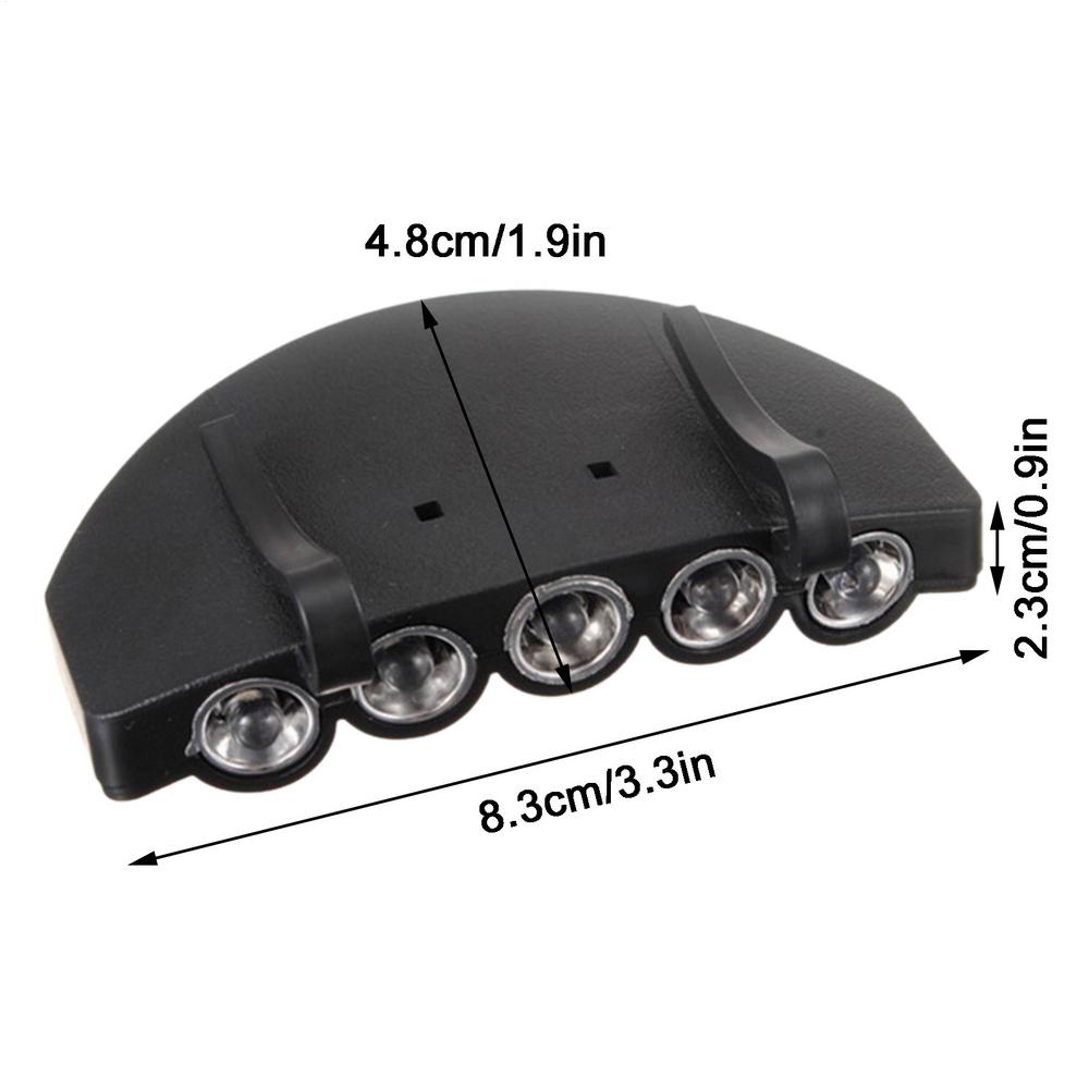 Head Lamps 5 LED Hat Brim Light With Batteries Water Resistant Lightweight Headlamp For Night Fishing Hunting Hiking
Head Lamps 5 LED Hat Brim Light With Batteries Water Resistant Lightweight Headlamp For Night Fishing Hunting Hiking