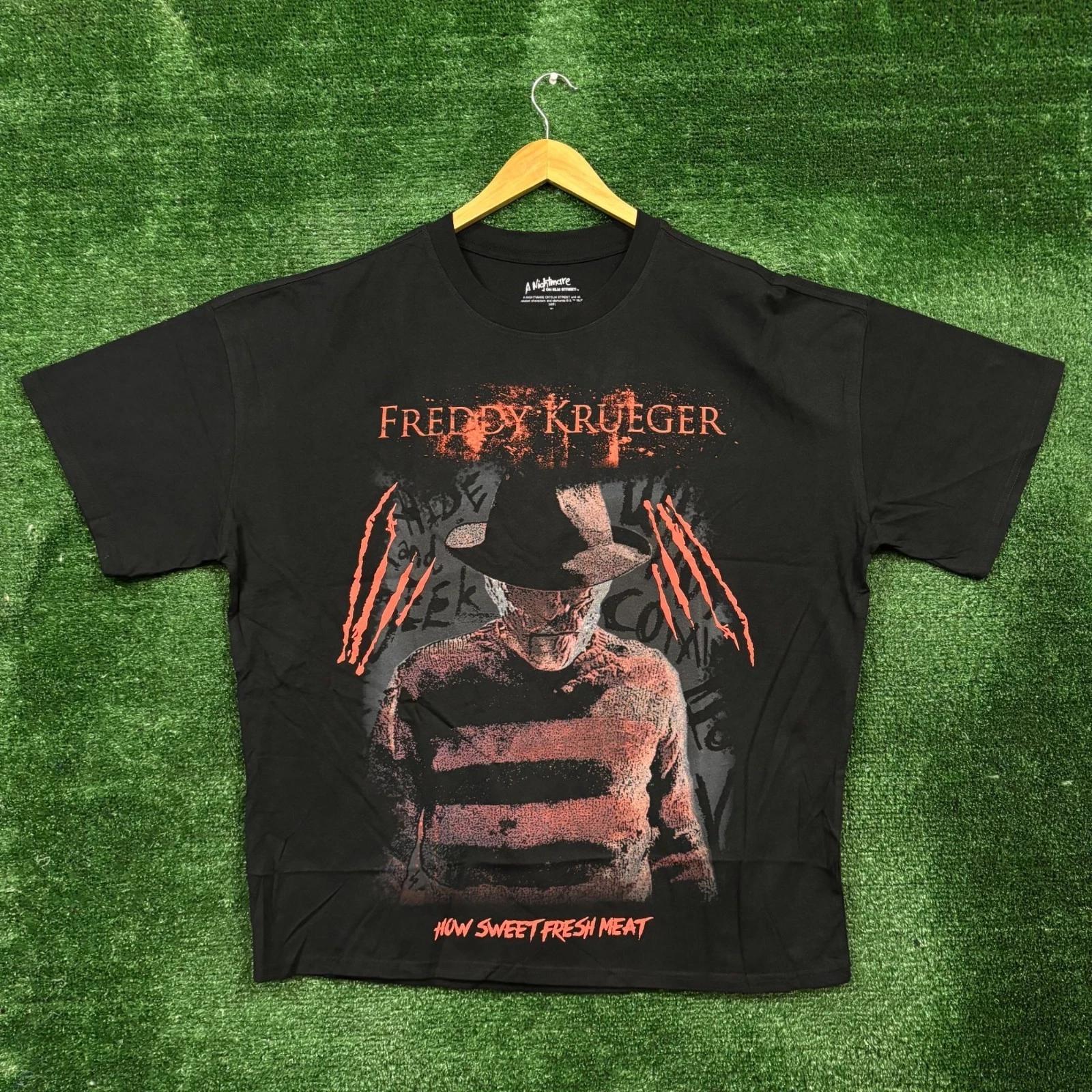 A Nightmare on Elm Street How Sweet Fresh Meat Oversized T-shirt Extra Large L
A Nightmare on Elm Street How Sweet Fresh Meat Oversized T-shirt Extra Large L