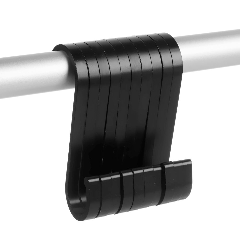 10pcs Household Stainless Steel Holder Hanger Clasps Hooks S Shaped Hook Storage Rack Black-B 10pcs-2.4inches
10pcs Household Stainless Steel Holder Hanger Clasps Hooks S Shaped Hook Storage Rack Black-B 10pcs-2.4inches