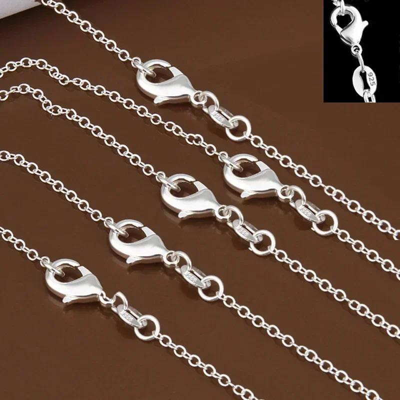 5 шт./лот Цепочка-ожерелье из серебра 925 пробы, Модное мужское/женское DIY ювелирное изделие, Цепочка Роло 1 мм, Ожерелье 16 18 20 22 24 40cm
5 шт./лот Цепочка-ожерелье из серебра 925 пробы, Модное мужское/женское DIY ювелирное изделие, Цепочка Роло 1 мм, Ожерелье 16 18 20 22 24 40cm
