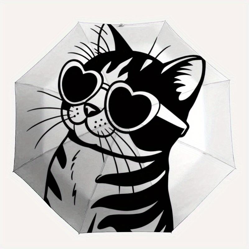 1pc Cool CatAutomatic Folding Umbrella, Portable & Foldable Design with 8 Ribs, Casual Outdoor Accessory yy250804282
1pc Cool CatAutomatic Folding Umbrella, Portable & Foldable Design with 8 Ribs, Casual Outdoor Accessory yy250804282