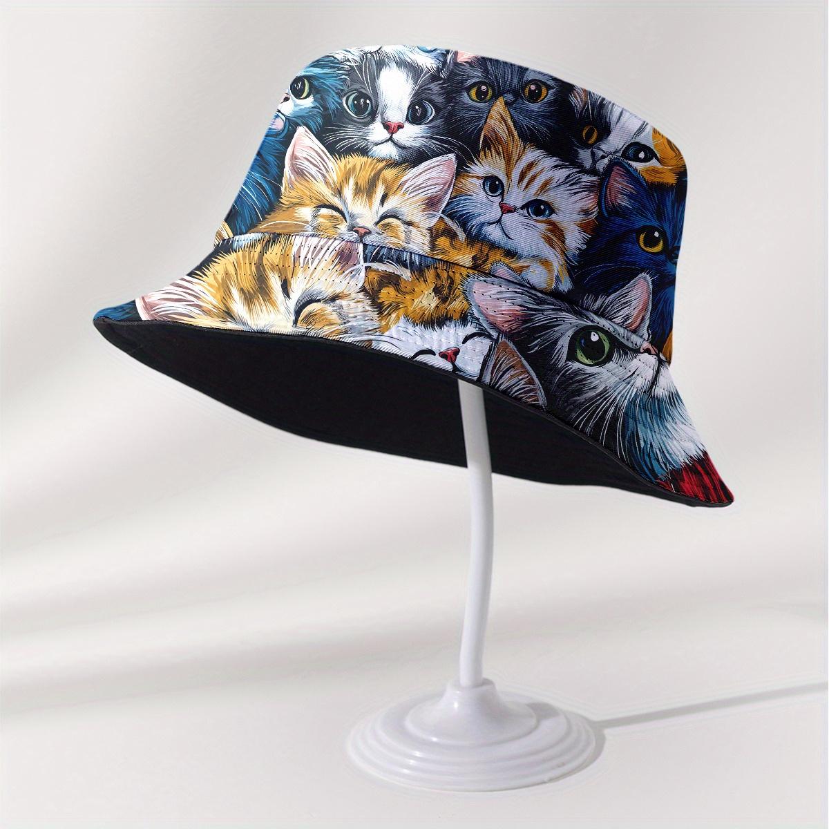Filled with Printed Patterns Featuring a Cat Face Colorful And Cartoonish Perfect for Fishing in Summer for Both Men And Women
Filled with Printed Patterns Featuring a Cat Face Colorful And Cartoonish Perfect for Fishing in Summer for Both Men And Women