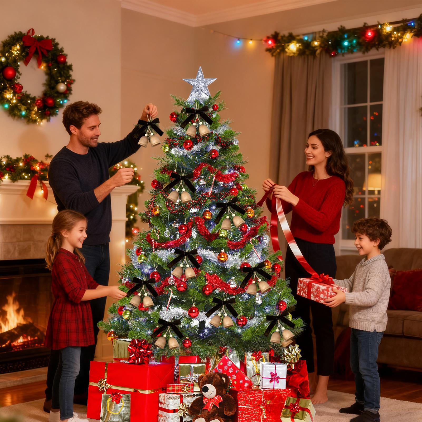 Bell Christmas Ornaments Wood Ring Pendants Christmas Tree Bells With Pine And Bow For Garland Door Tree Holiday Classroom Party Others
Bell Christmas Ornaments Wood Ring Pendants Christmas Tree Bells With Pine And Bow For Garland Door Tree Holiday Classroom Party Others