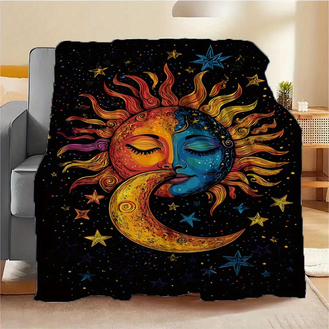 Мягкая текстура, уютный фланелевый плед с дизайном солнца и луны – мягкий, теплый плед для дивана, кровати, офиса, машины – идеально для 30x40in
Мягкая текстура, уютный фланелевый плед с дизайном солнца и луны – мягкий, теплый плед для дивана, кровати, офиса, машины – идеально для 30x40in