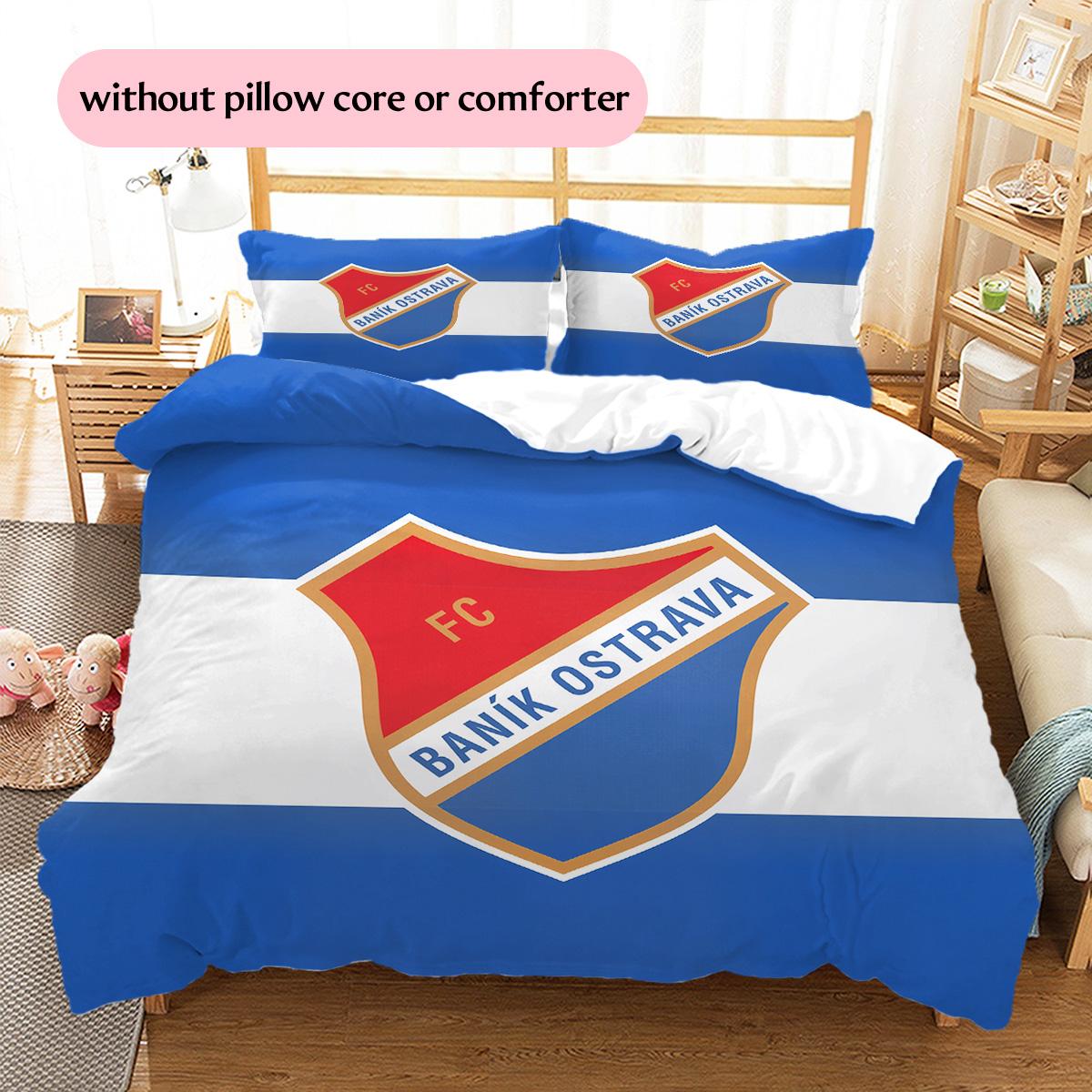 FC Baník Ostrava Pattern Bedding Quilt Set Home Decoration Gift (1 * duvet cover + 2 * pillowcase without core) 220x240cm
FC Baník Ostrava Pattern Bedding Quilt Set Home Decoration Gift (1 * duvet cover + 2 * pillowcase without core) 220x240cm