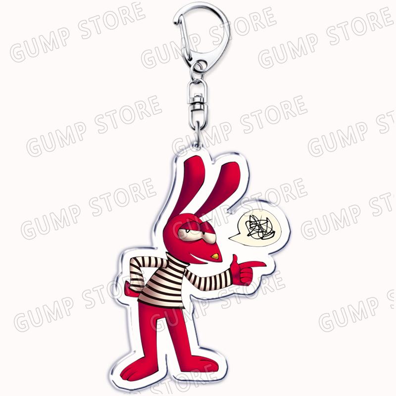 Cartoon Angry Red Rabbit Keychains for Accessories Key Chain Jewelry Nunca Habia Visto Tanta Prison Bunny Keyrings Fans Gifts
Cartoon Angry Red Rabbit Keychains for Accessories Key Chain Jewelry Nunca Habia Visto Tanta Prison Bunny Keyrings Fans Gifts