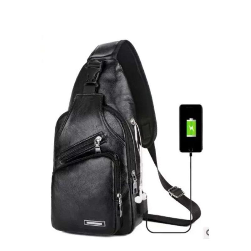 New casual men s shoulder bag outdoor sports usb charging breast bag men s pu business messenger bag чёрный
New casual men s shoulder bag outdoor sports usb charging breast bag men s pu business messenger bag чёрный