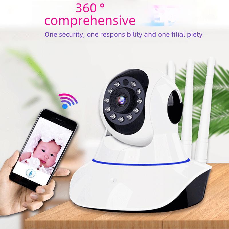 Jiwei 1080P Smart Monitor Camera with Three Antennas and Network Port, 2MP. 2MP Black & White Night Vision UK Version
Jiwei 1080P Smart Monitor Camera with Three Antennas and Network Port, 2MP. 2MP Black & White Night Vision UK Version