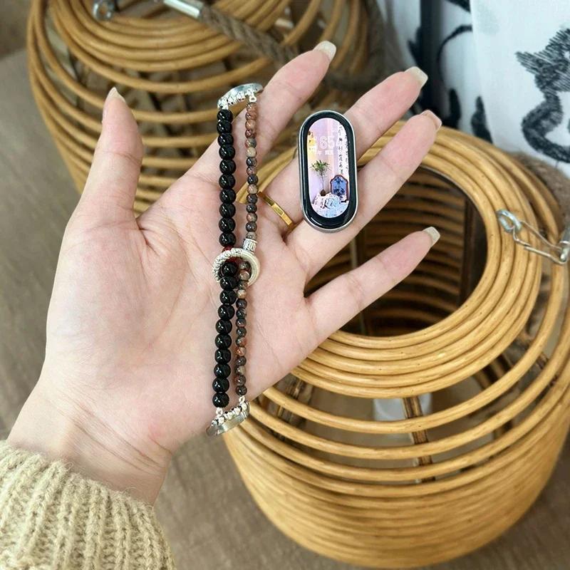 Double Row Elastic Watchband for Mi 9 NFC Chinese Style Lucky Bead Bracelet for Xiaomi Mi Band 9 8 Replacement Strap Accessories for Mi Band 8 чорний
Double Row Elastic Watchband for Mi 9 NFC Chinese Style Lucky Bead Bracelet for Xiaomi Mi Band 9 8 Replacement Strap Accessories for Mi Band 8 чорний