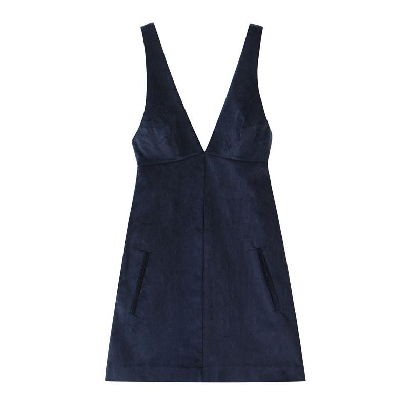 European & American Style Autumn Women s V-Neck Corduroy Loose Dress Extra Small
European & American Style Autumn Women s V-Neck Corduroy Loose Dress Extra Small