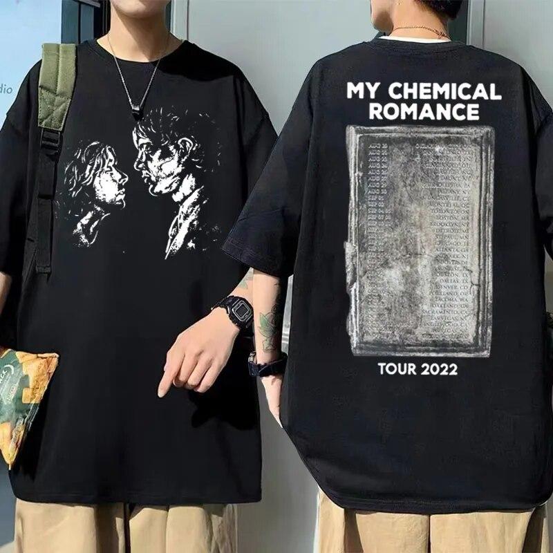 Рок-унисекс Harajuku хип-хоп футболка Band My Chemical Romance 2022 Tour футболка с принтом с круглым вырезом унисекс женские повседневные винтажные футболки
Рок-унисекс Harajuku хип-хоп футболка Band My Chemical Romance 2022 Tour футболка с принтом с круглым вырезом унисекс женские повседневные винтажные футболки