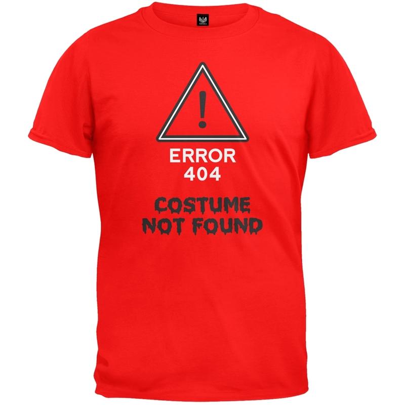 Error Costume Not Found Adult Mens T Shirt 5XL різнокольоровий
Error Costume Not Found Adult Mens T Shirt 5XL різнокольоровий