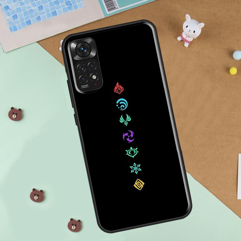 Genshin Impact Elements Phone Case For Xiaomi Redmi Note 12 8 9 10 11 Pro 8T 9S 10S 11S 12S 10A 9C 10C 12C Cover Redmi Note 10S
Genshin Impact Elements Phone Case For Xiaomi Redmi Note 12 8 9 10 11 Pro 8T 9S 10S 11S 12S 10A 9C 10C 12C Cover Redmi Note 10S