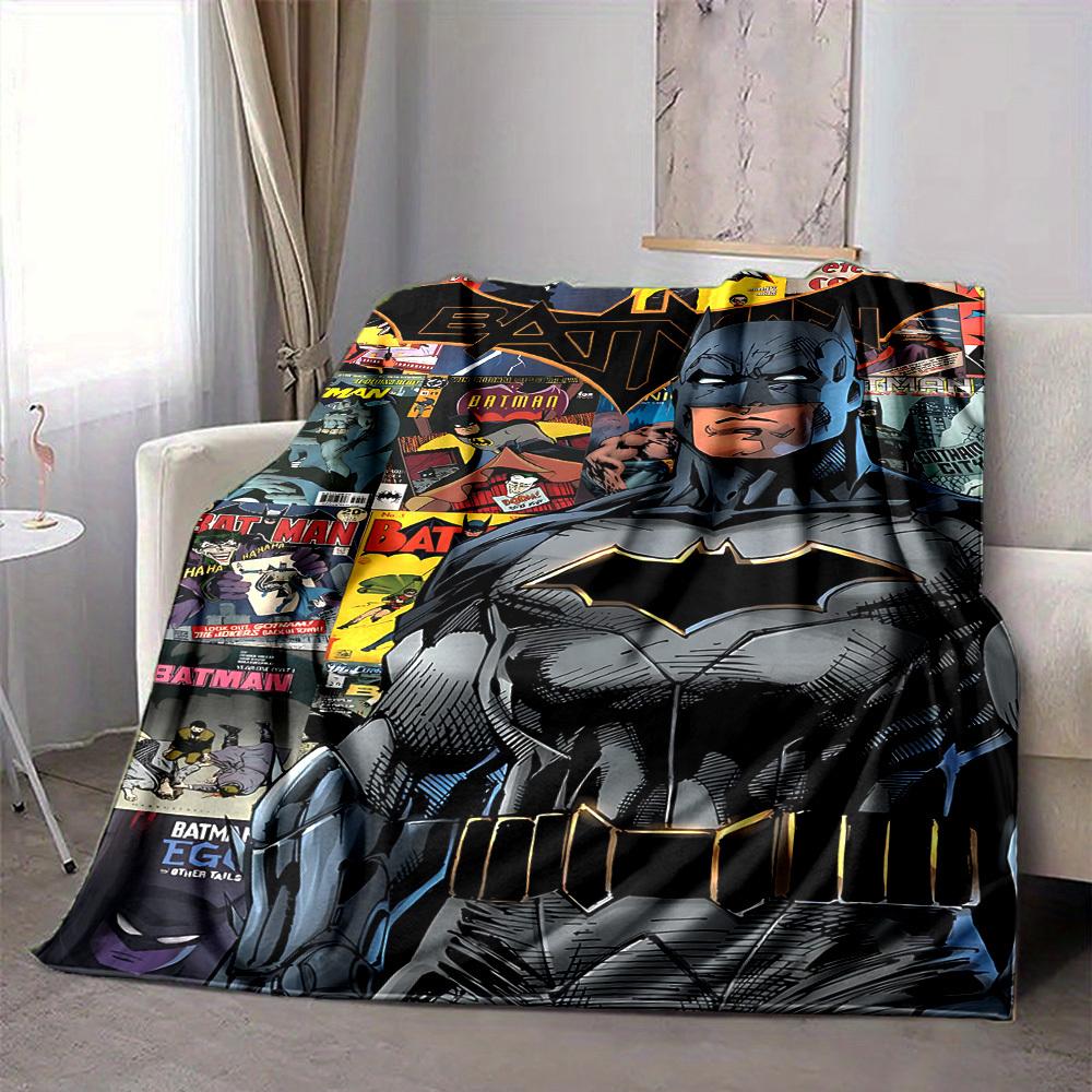 1pc Batman Comics Flannel Throw Blanket Lightweight Soft Warm All Season Blanket for Sofa, Bed, Travel,L1028085 80x120cm
1pc Batman Comics Flannel Throw Blanket Lightweight Soft Warm All Season Blanket for Sofa, Bed, Travel,L1028085 80x120cm