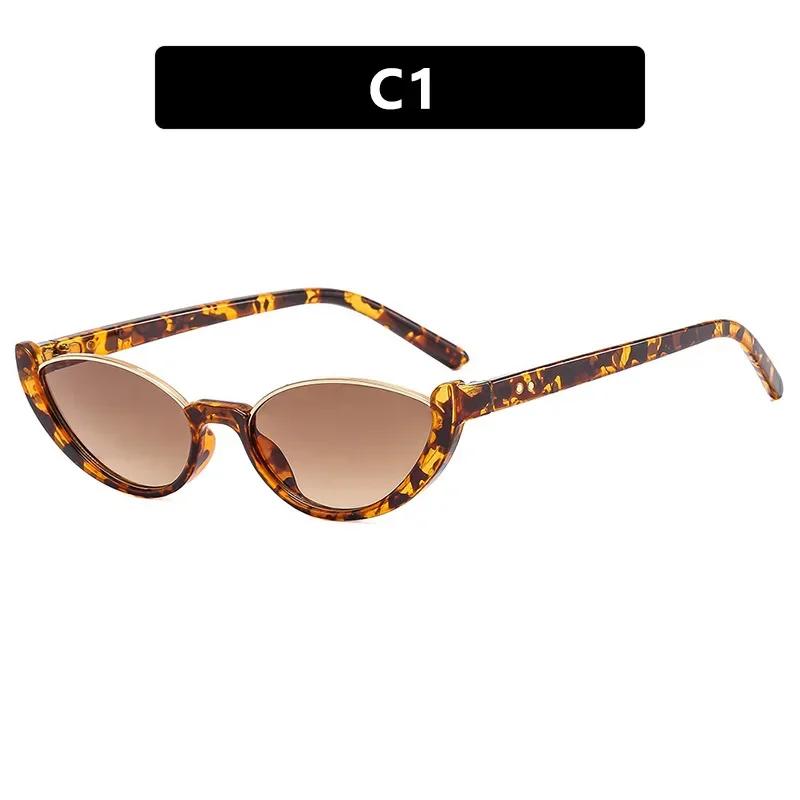 New Retro Half Frame Cat Eye Sunglasses Women Vintage Cateye Sun Glasses Female Gradient Shades UV400 Eyewear Ladies As Picture
New Retro Half Frame Cat Eye Sunglasses Women Vintage Cateye Sun Glasses Female Gradient Shades UV400 Eyewear Ladies As Picture