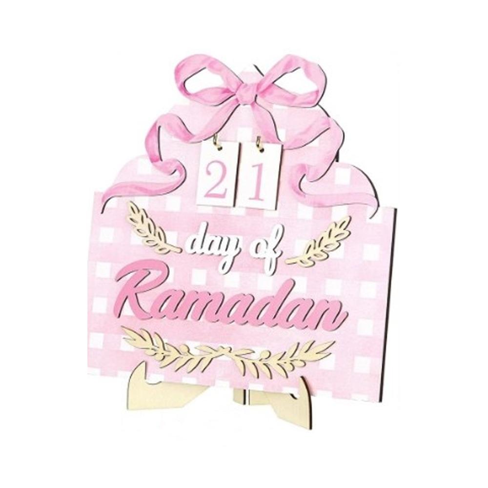 Wooden Ramadan Countdown Calendar Handmade Decorative Ramadan Advent Calendar Funny Festival Eid Mubarak Ornament 7.78in рожевий
Wooden Ramadan Countdown Calendar Handmade Decorative Ramadan Advent Calendar Funny Festival Eid Mubarak Ornament 7.78in рожевий