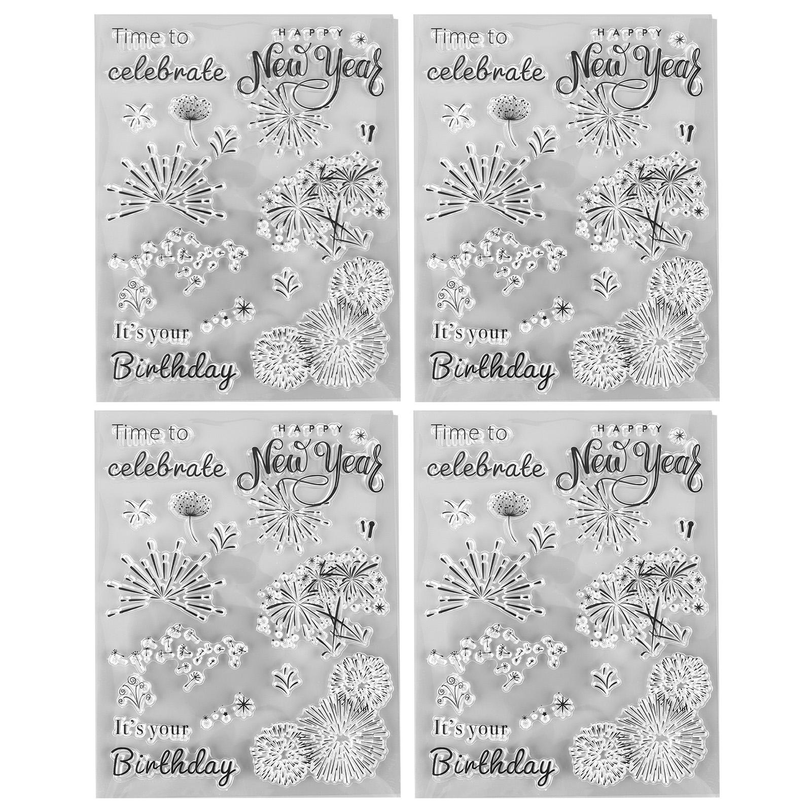 4Pcs Clear Stamps Unique Shape Decorative Transparent Templates for DIY Scrapbook Crafts
4Pcs Clear Stamps Unique Shape Decorative Transparent Templates for DIY Scrapbook Crafts