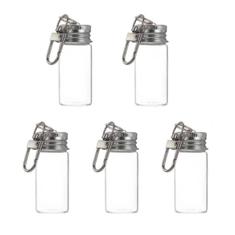 5 Piece Romance Hope Bottle Keychain With Clear Glass Design Perfect For Personal Messages And Decorations
5 Piece Romance Hope Bottle Keychain With Clear Glass Design Perfect For Personal Messages And Decorations