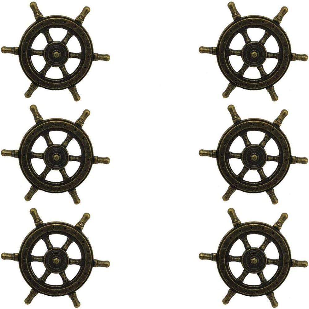 1/6 Pcs Ship Helm Shape Drawer Pulls 2.1 Inches Cabinet Door Handles Bathroom Cabinet Vanity
1/6 Pcs Ship Helm Shape Drawer Pulls 2.1 Inches Cabinet Door Handles Bathroom Cabinet Vanity