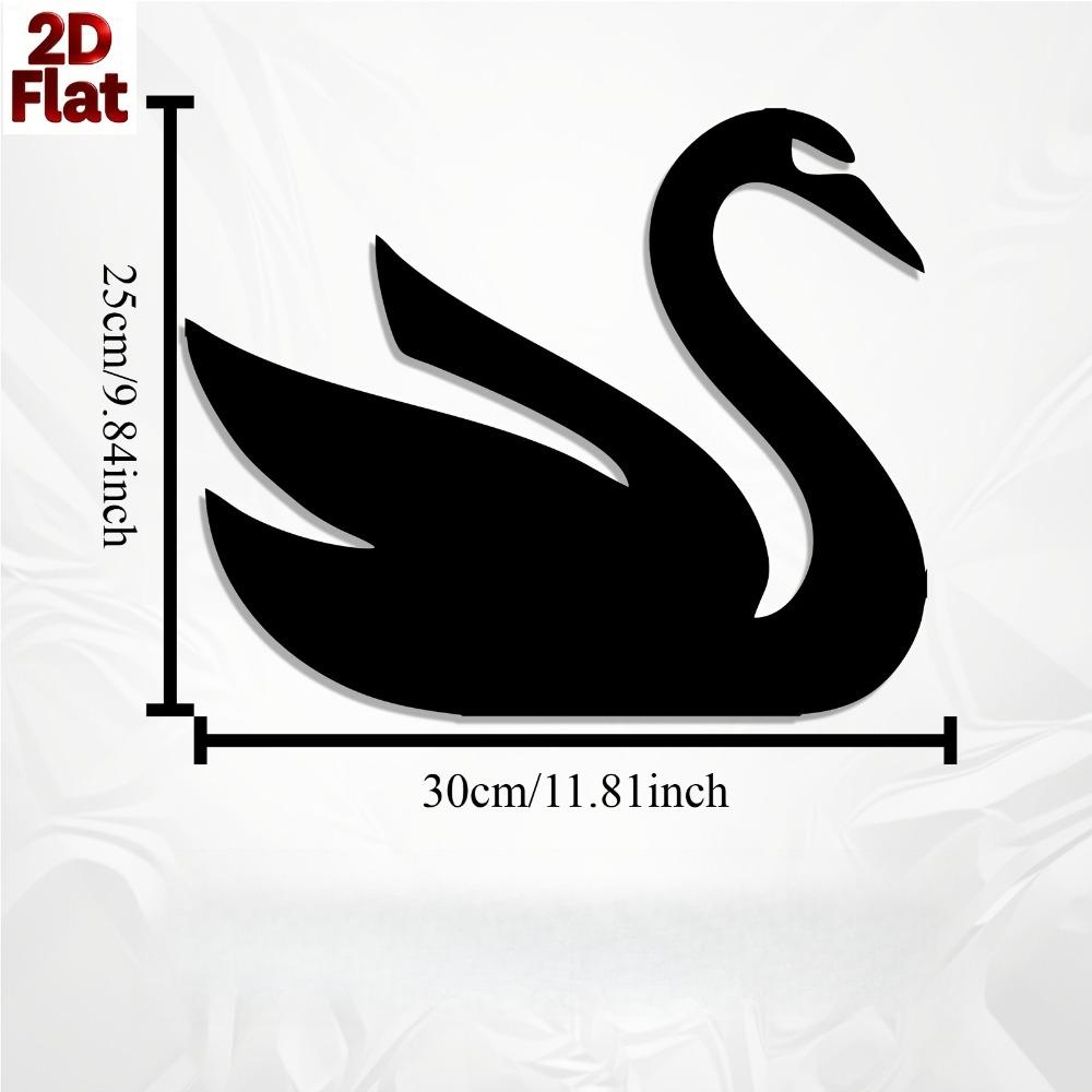 1pc Modern Elegant Swan Metal Wall Art, Weather-Resistant Iron Sculpture for Bedroom Garden Fence, Valentine Wedding Anniversary Home Decor 12in
1pc Modern Elegant Swan Metal Wall Art, Weather-Resistant Iron Sculpture for Bedroom Garden Fence, Valentine Wedding Anniversary Home Decor 12in
