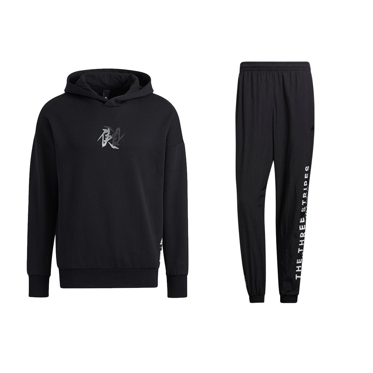 Adidas Printed Sports Hoodie And Solid Color Elastic Long Pants Sweatshirt Set Unisex Sweatshirt Set Black HE5115+IA9422 XL
Adidas Printed Sports Hoodie And Solid Color Elastic Long Pants Sweatshirt Set Unisex Sweatshirt Set Black HE5115+IA9422 XL