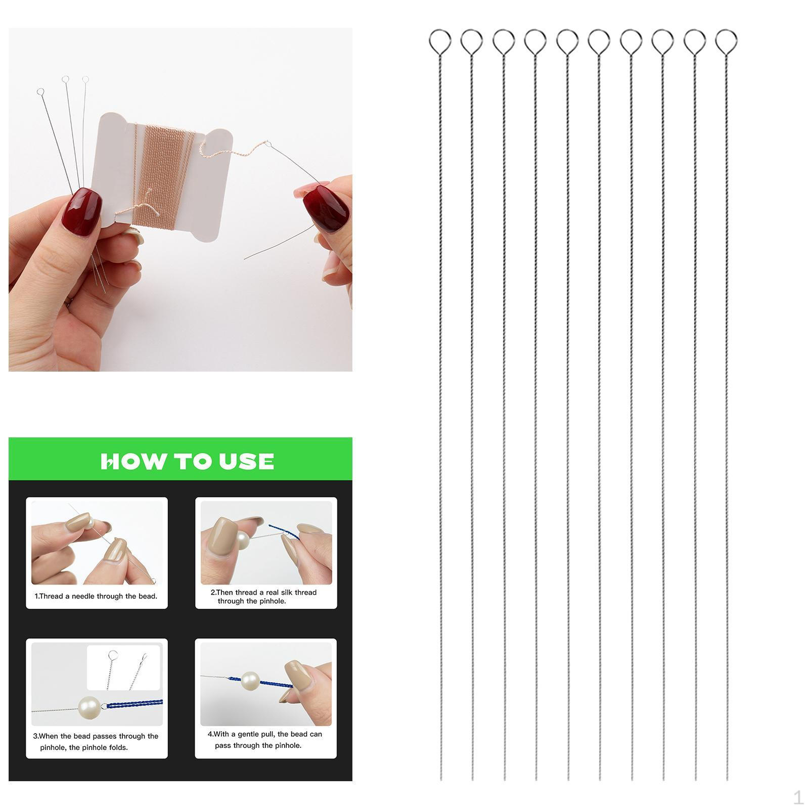 10Pcs Basic Beading Pin Fine Bead Stringing General Professional String Beads DIY Threading
10Pcs Basic Beading Pin Fine Bead Stringing General Professional String Beads DIY Threading
