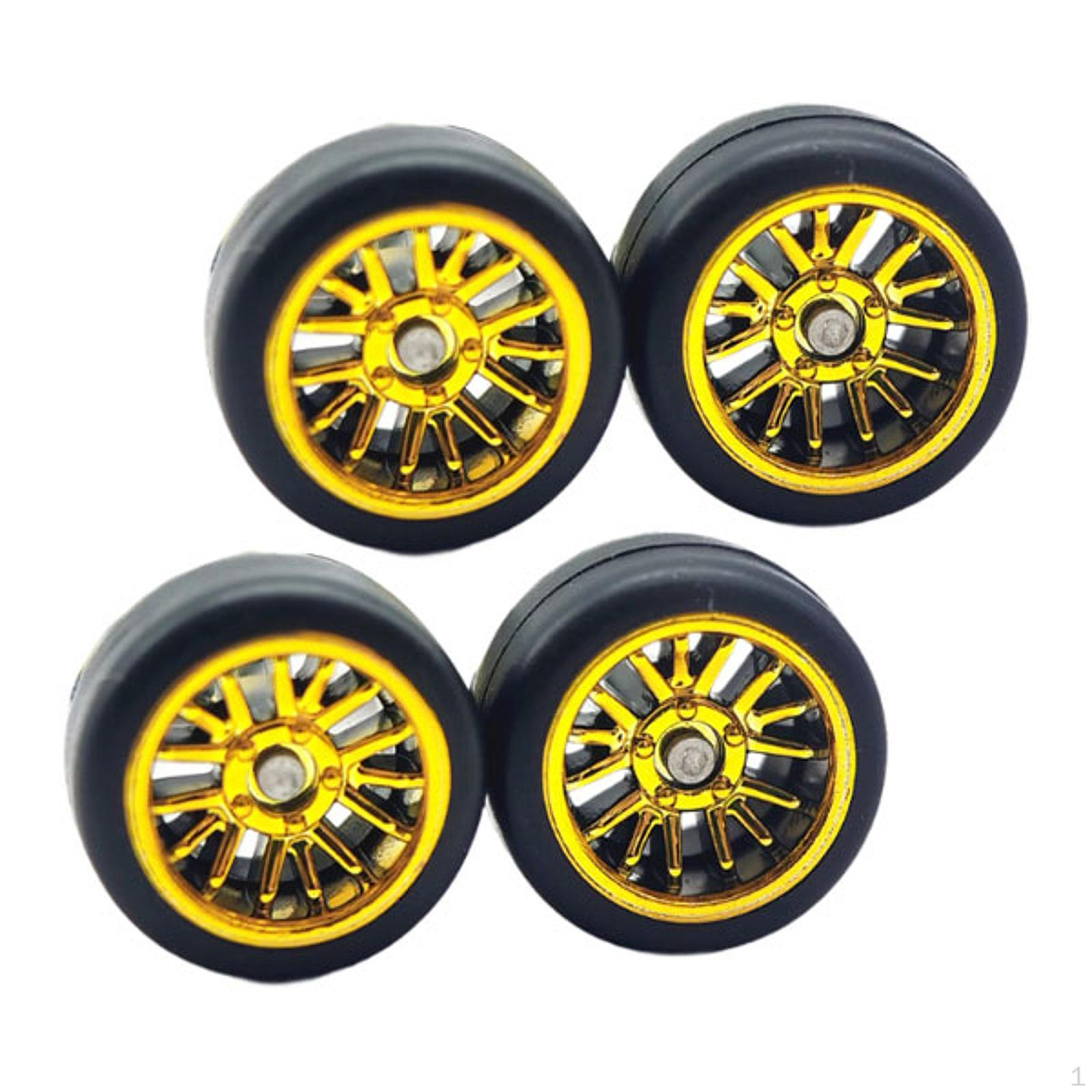 4 Pack RC Wheels Rims Hubs for Toy Car Tire Suitable 1/64 Scale Truck Models Style A 
4 Pack RC Wheels Rims Hubs for Toy Car Tire Suitable 1/64 Scale Truck Models Style A