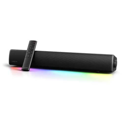 Sound Blaster GS5 LED Lighting Просторный звук 60 Вт Пик BT/Оптический вход/Аналоговый вход с дистанционным управлением Звуковая панель для ПК-игр SP-SBGS5
Sound Blaster GS5 LED Lighting Просторный звук 60 Вт Пик BT/Оптический вход/Аналоговый вход с дистанционным управлением Звуковая панель для ПК-игр SP-SBGS5