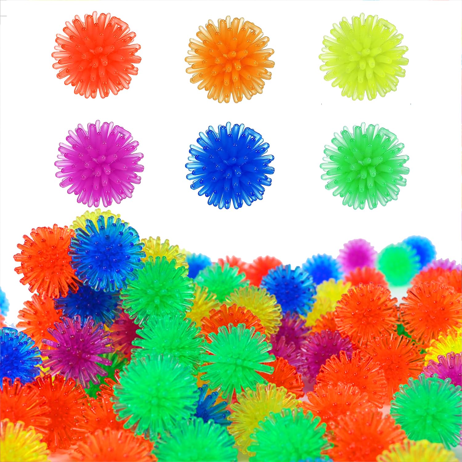 LIKENNY Sea Urchin Ball Super Ball Squeeze Toy Perfect for Summer Bath and Scooping Games - Festivals, Festivals, Kids Time, (6 Colors) (50 Pieces)
LIKENNY Sea Urchin Ball Super Ball Squeeze Toy Perfect for Summer Bath and Scooping Games - Festivals, Festivals, Kids Time, (6 Colors) (50 Pieces)